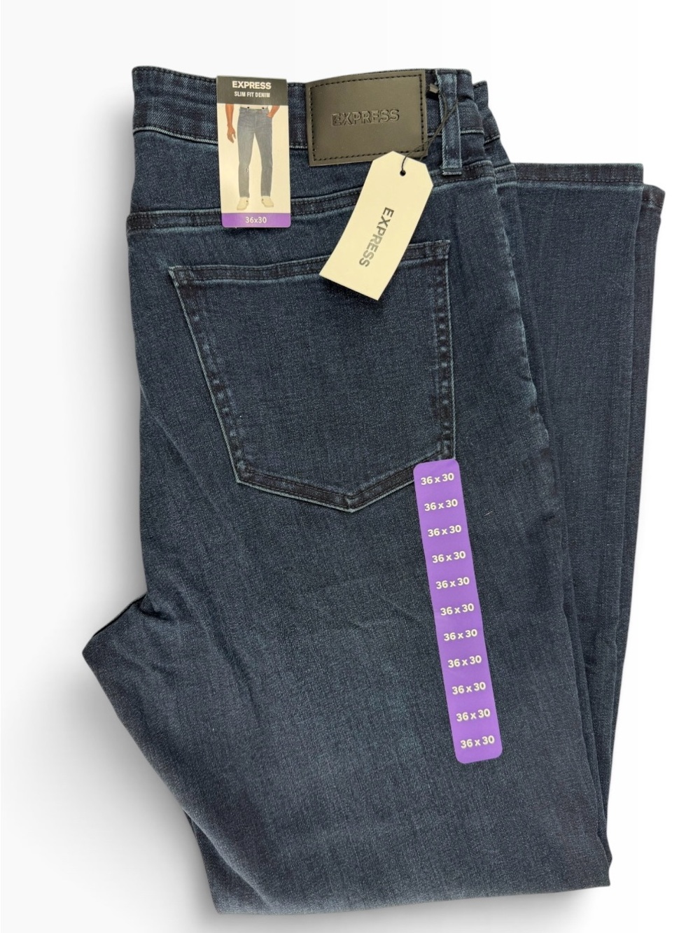 Express Men’s Indigo Slim Fit Jeans